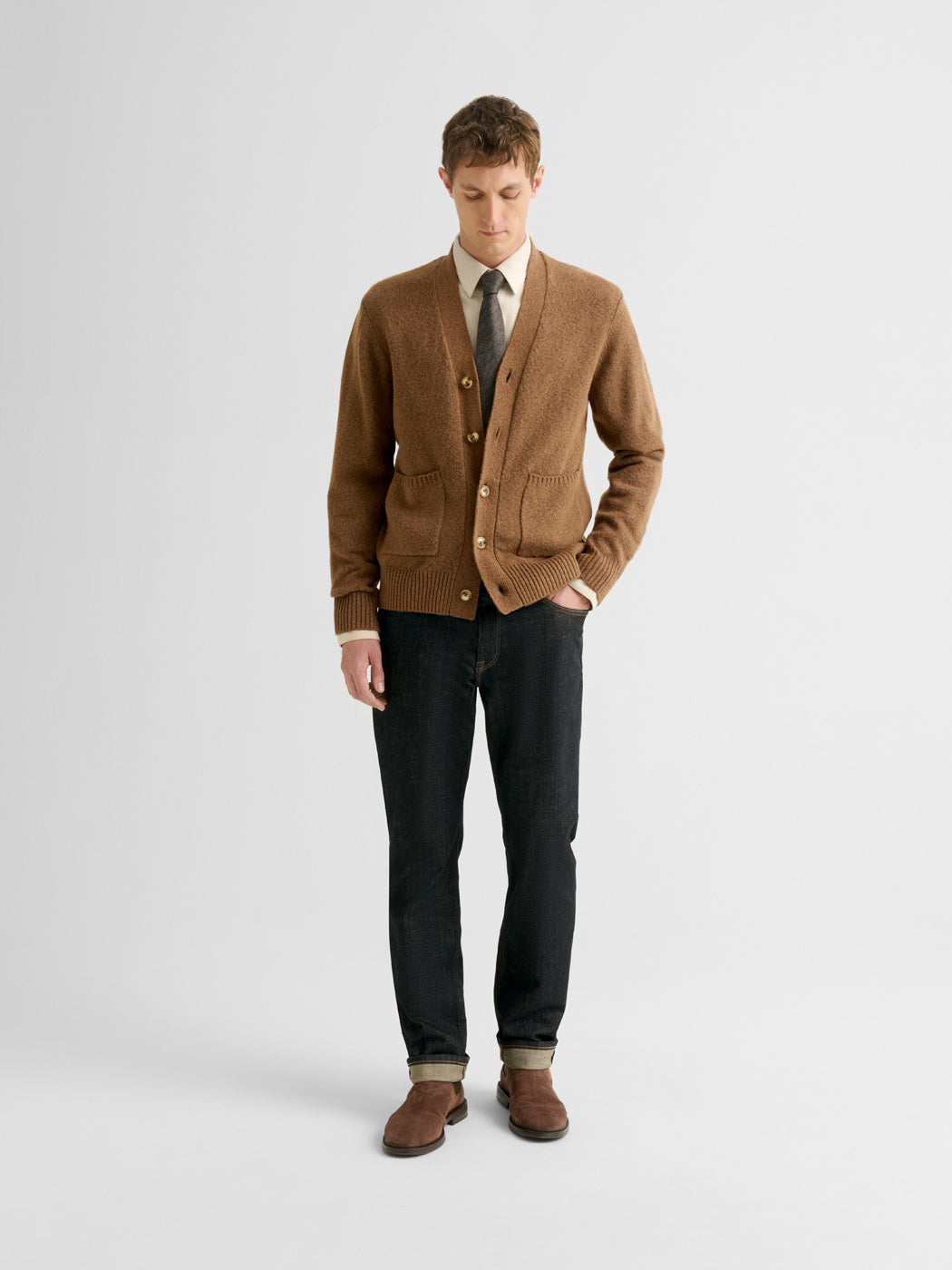 Cardigan boutonné en jersey - DEVRED 1902