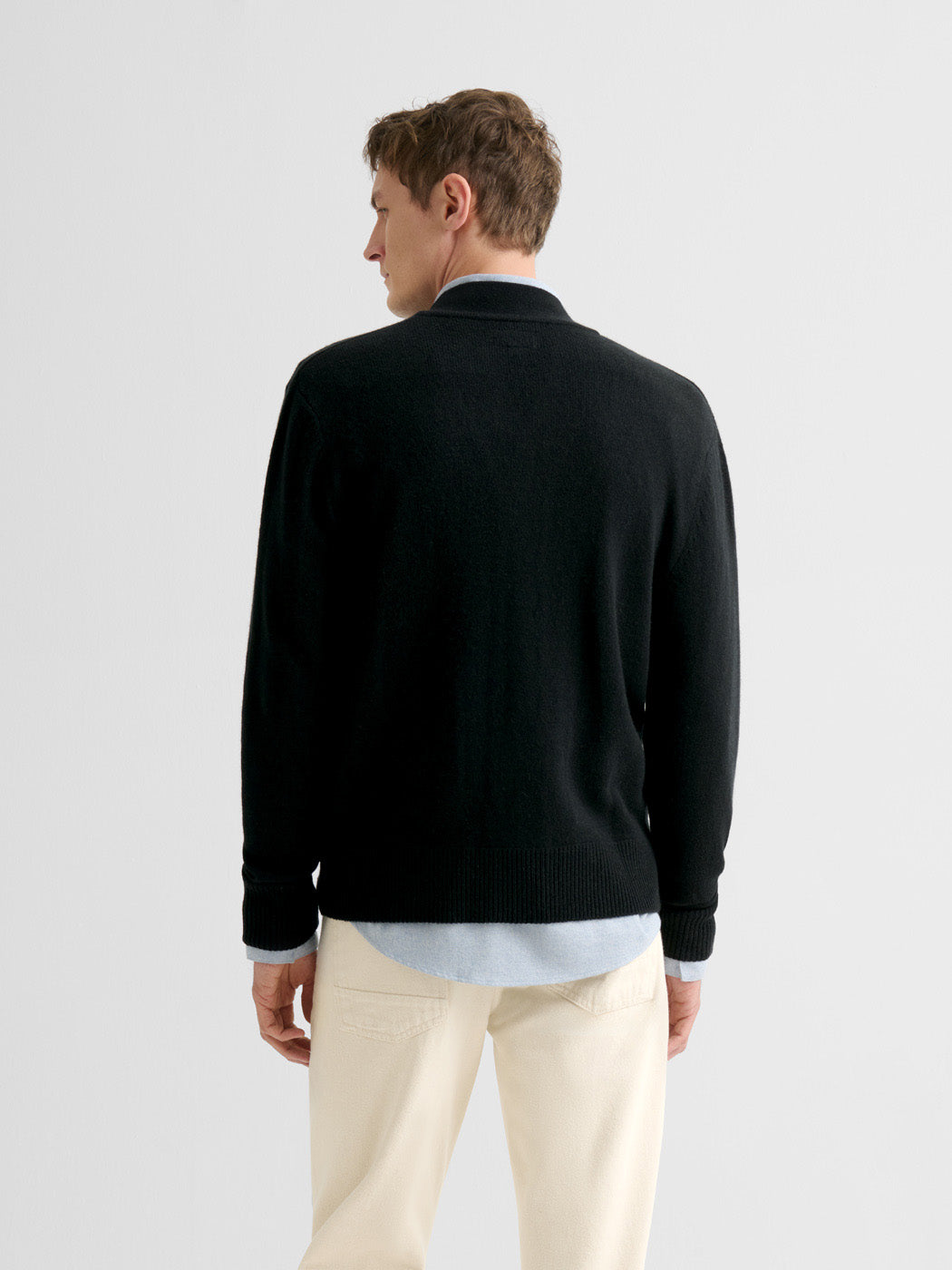Cardigan boutonné en laine et cachemire - DEVRED 1902