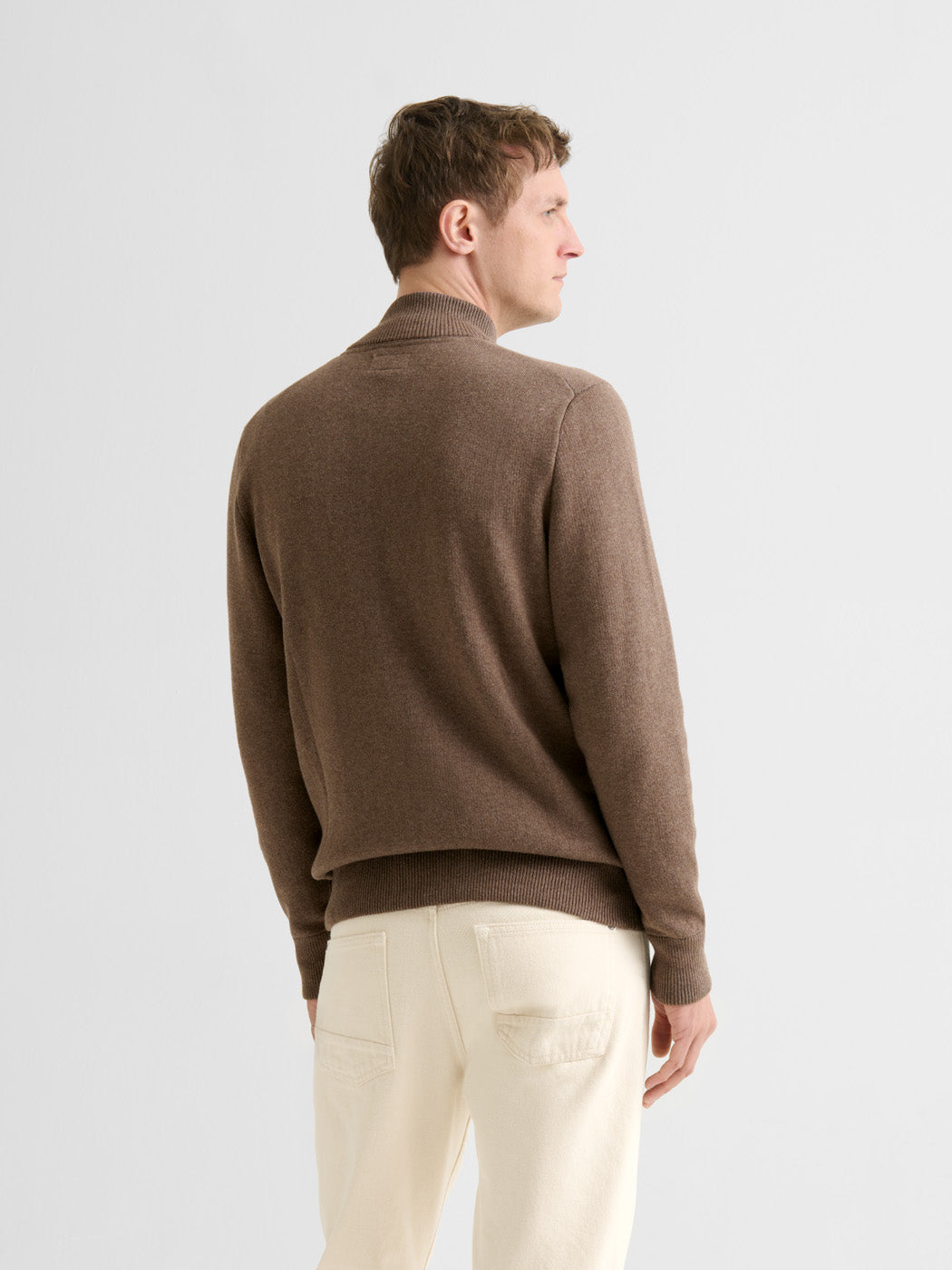 Cardigan col montant en coton cachemire - DEVRED 1902