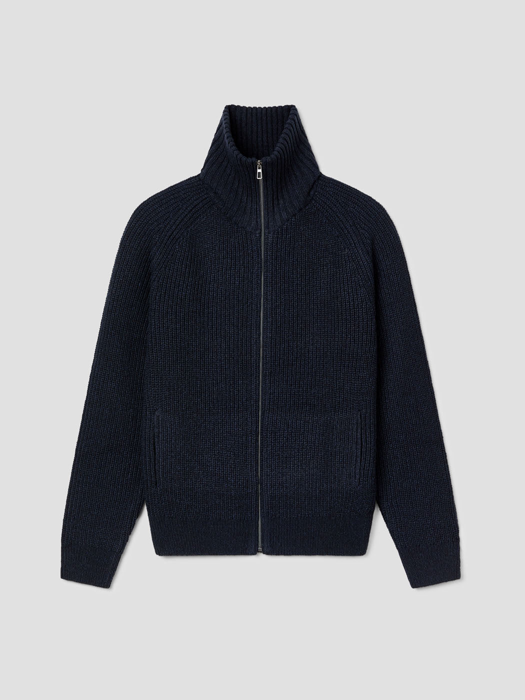 Cardigan zippé col montant maille perlée - DEVRED 1902