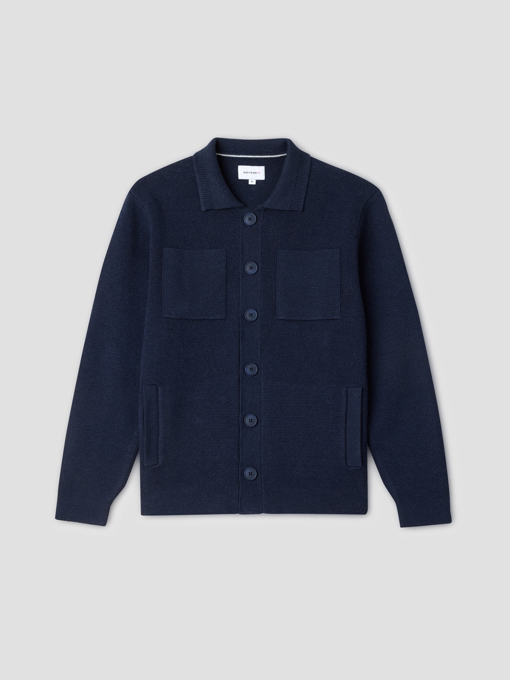 Cardigan col chemise en coton bio - DEVRED 1902