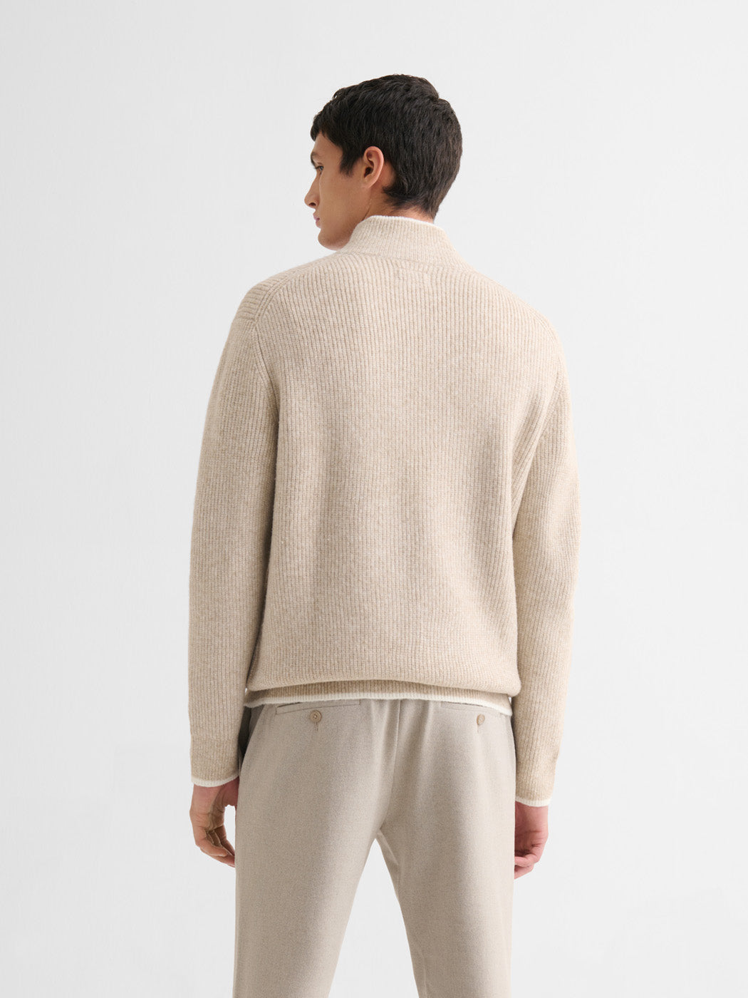 Cardigan zippé bicolore - DEVRED 1902