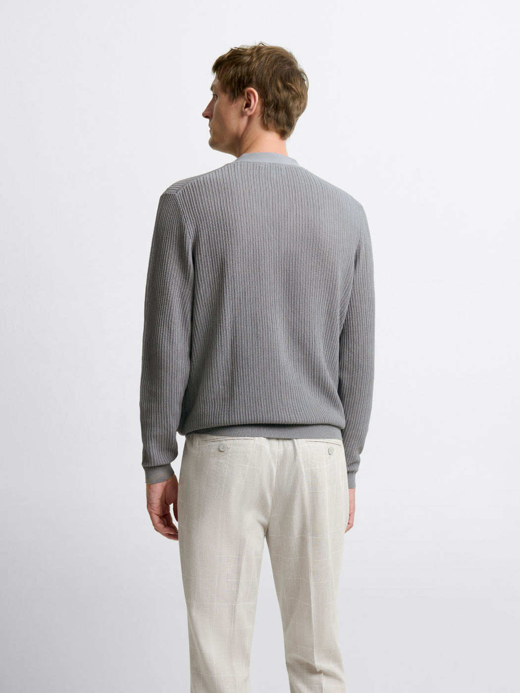 Cardigan boutonné en coton bio - DEVRED 1902
