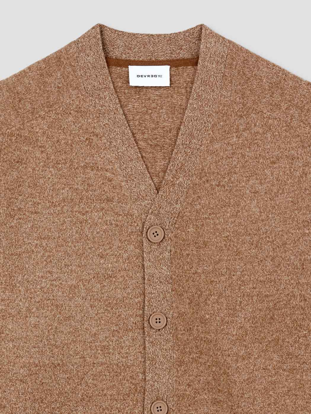 Cardigan boutonné en laine-cachemire - DEVRED 1902
