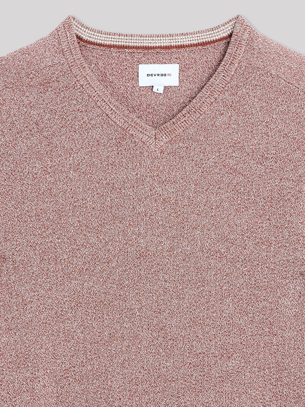Pull col V en coton - DEVRED 1902