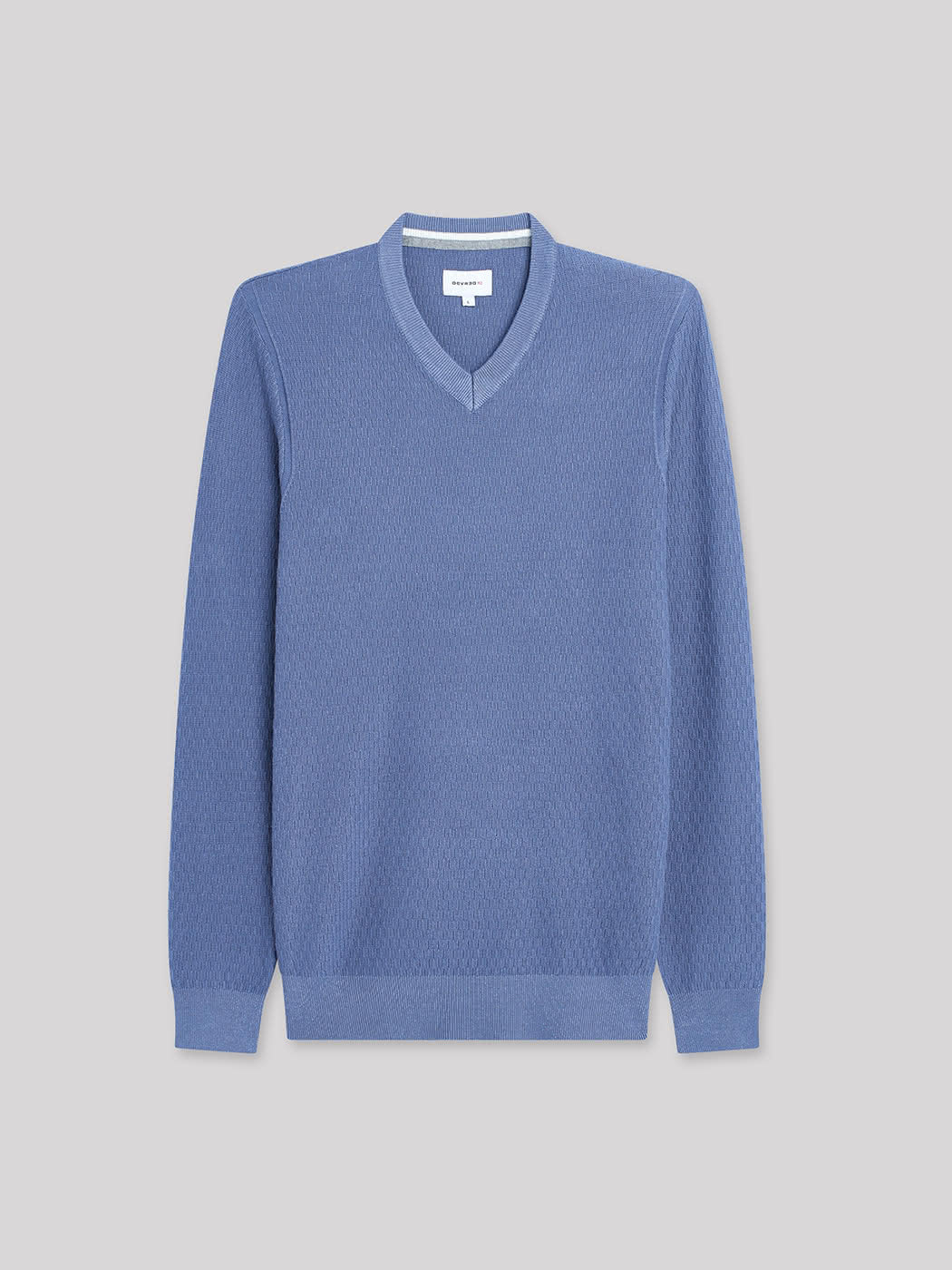 Pull col V en viscose certifiée - DEVRED 1902