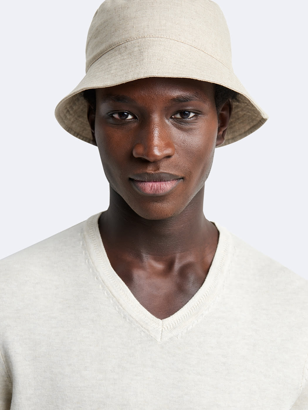Pull col V en coton bio - DEVRED 1902