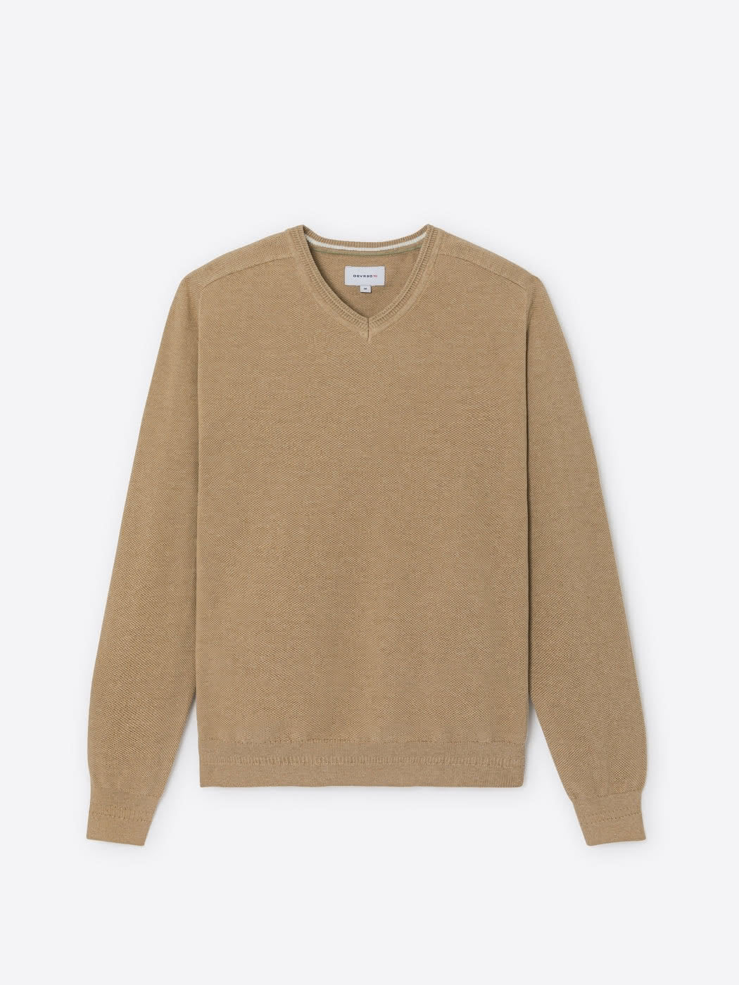 Pull col V en coton bio - DEVRED 1902