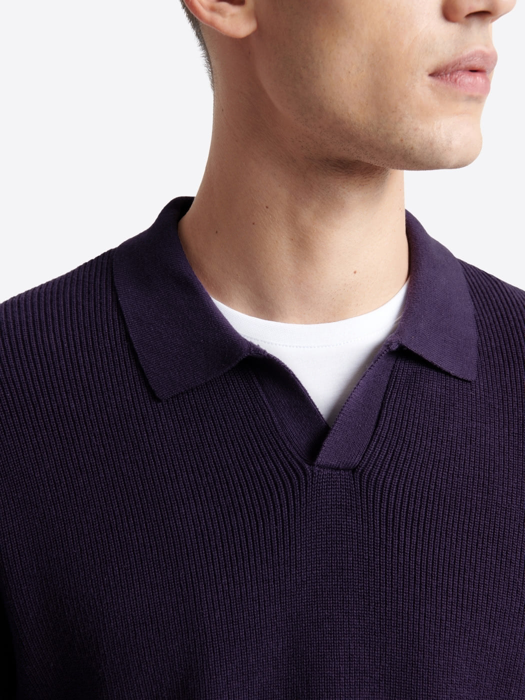 Pull col derby en coton - DEVRED 1902