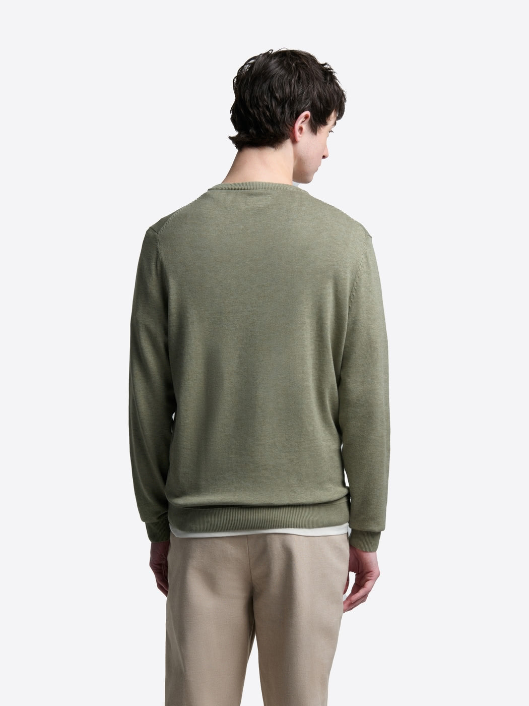 Pull col V en coton bio - DEVRED 1902