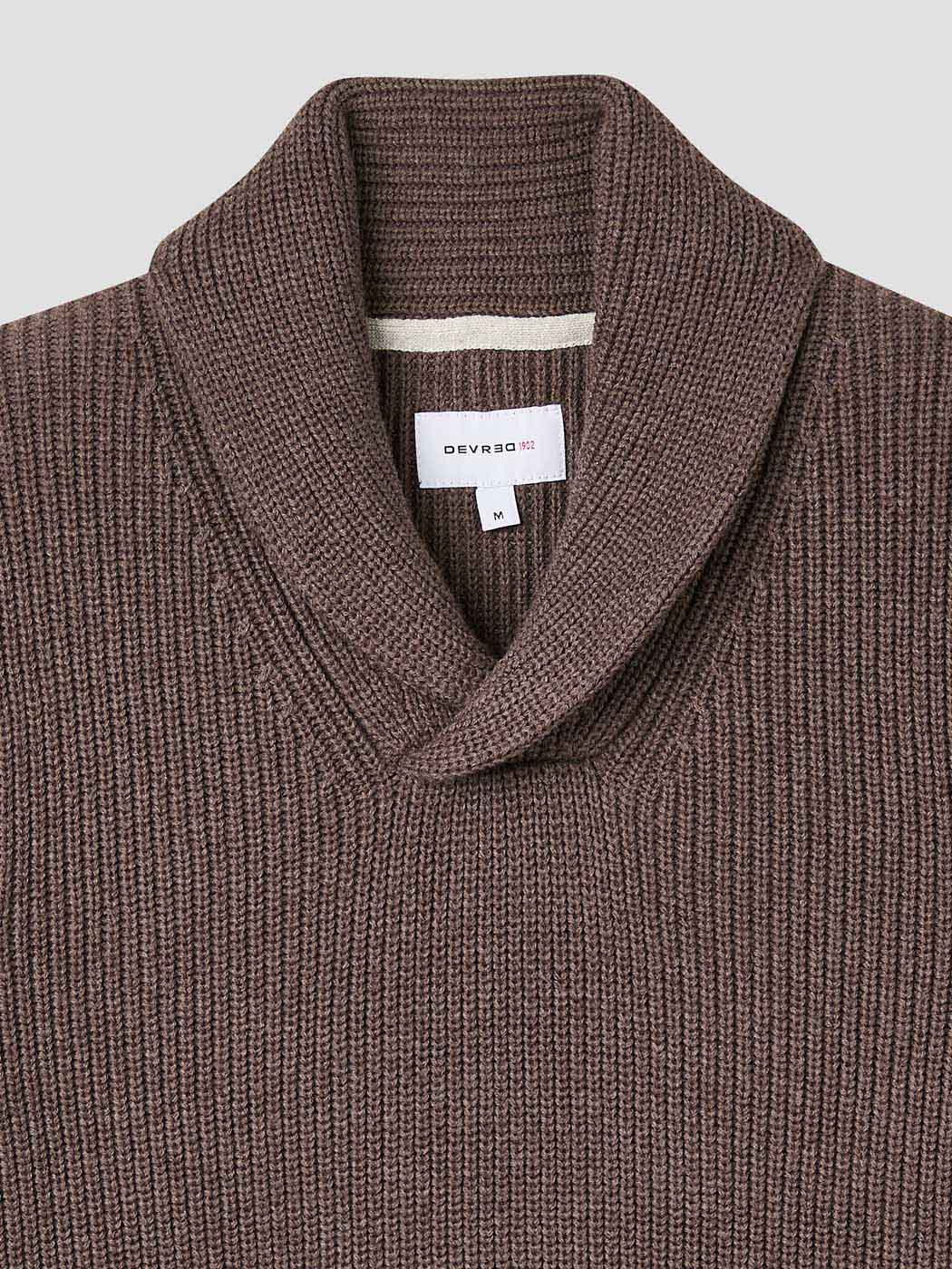 Pull col châle en coton cachemire - DEVRED 1902