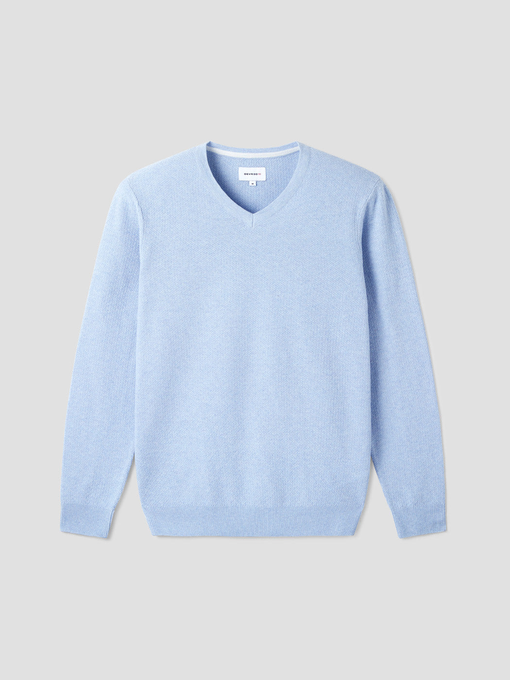 Pull col V en coton bio - DEVRED 1902