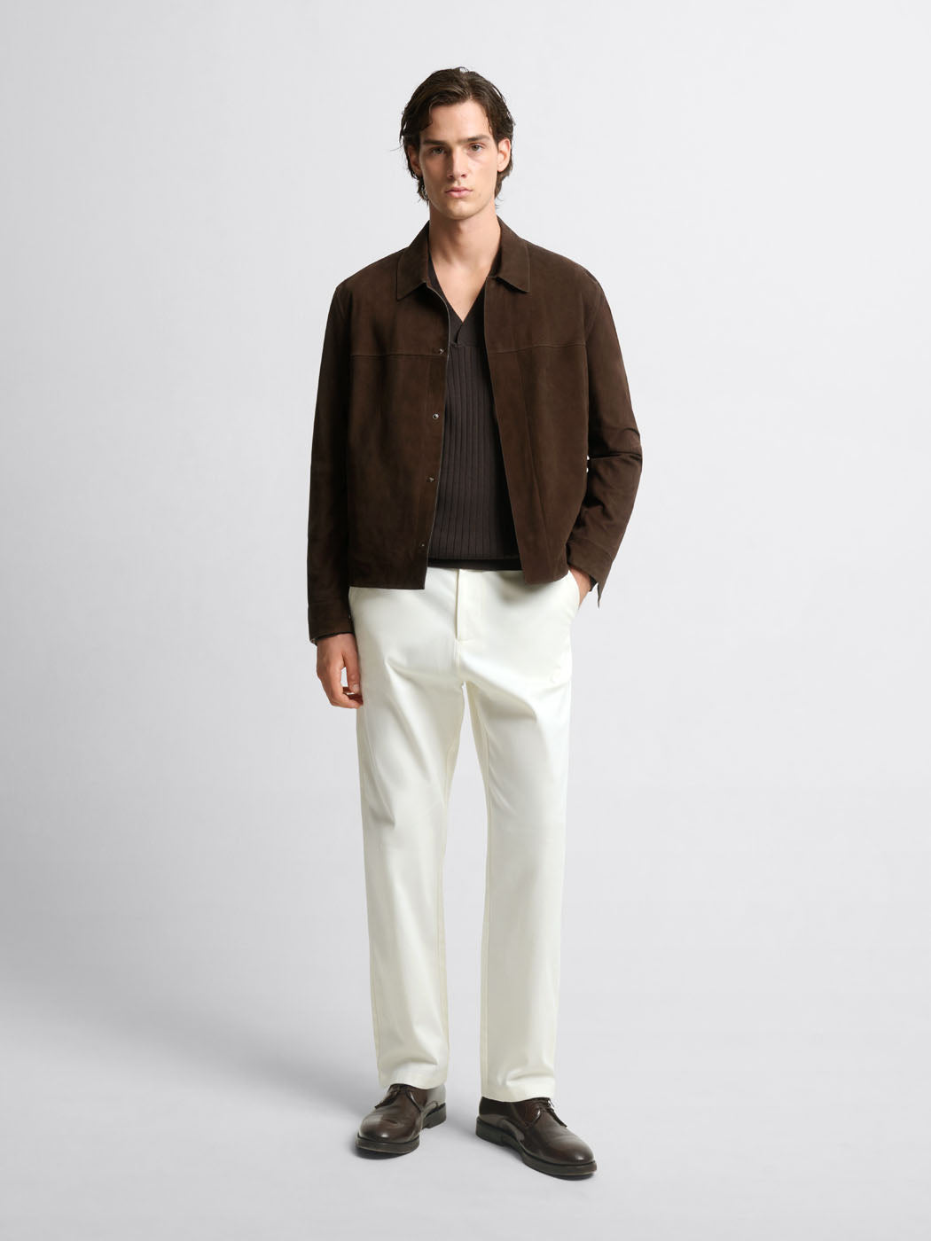 Pull col V en coton - L'atelier - DEVRED 1902