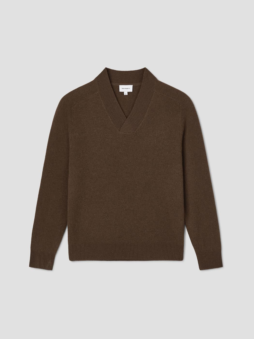 Pull col V en laine-cachemire - DEVRED 1902