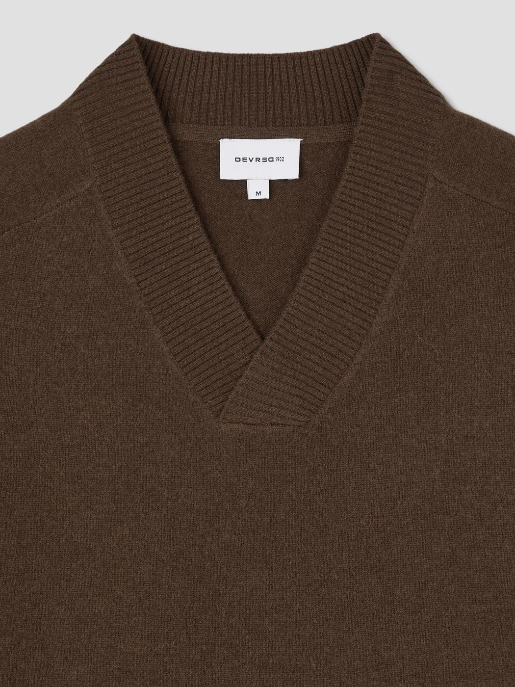 Pull col V en laine-cachemire - DEVRED 1902
