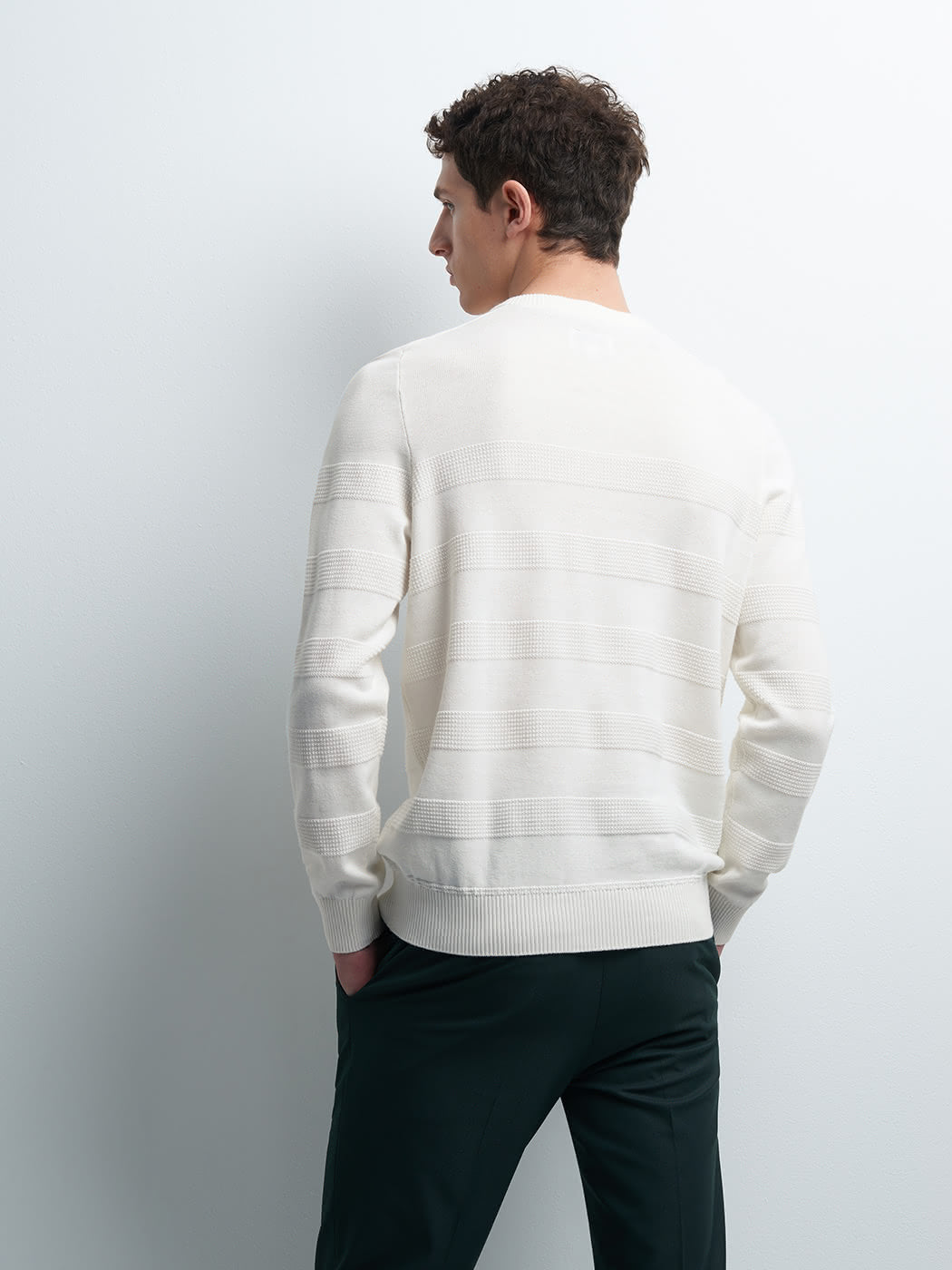 Pull col rond en coton - DEVRED 1902