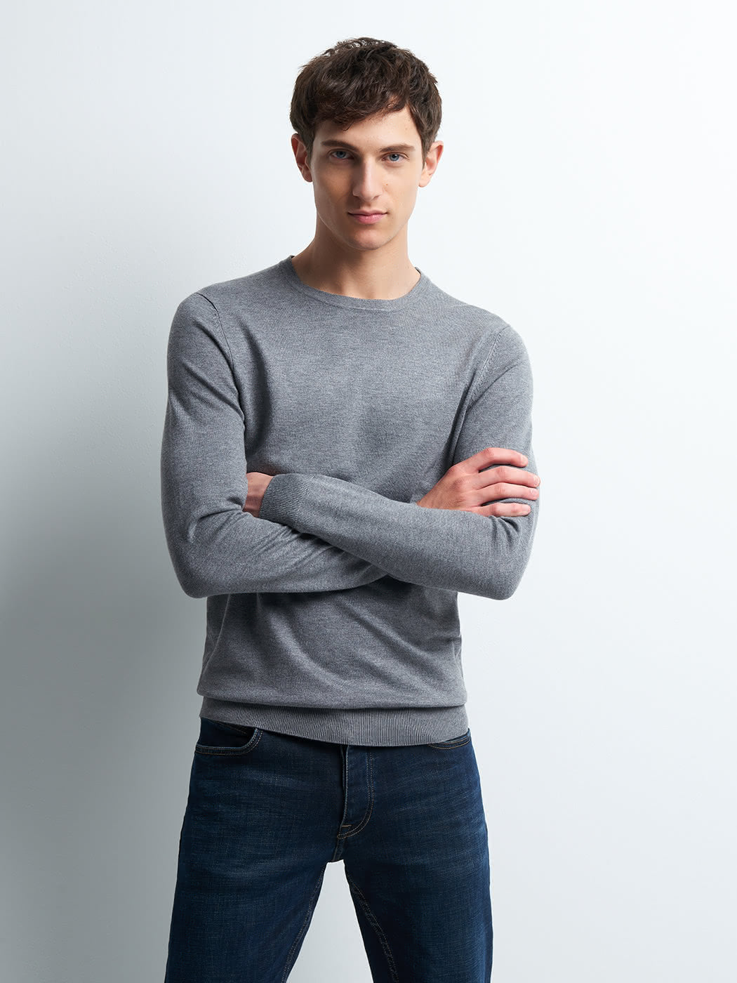 Pull col rond en viscose certifiée - DEVRED 1902