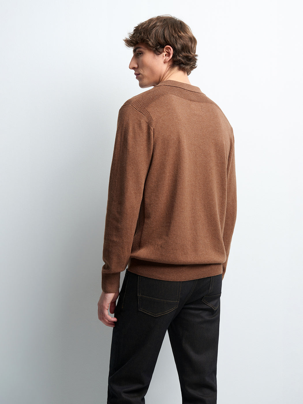 Pull col derby en coton cachemire - DEVRED 1902