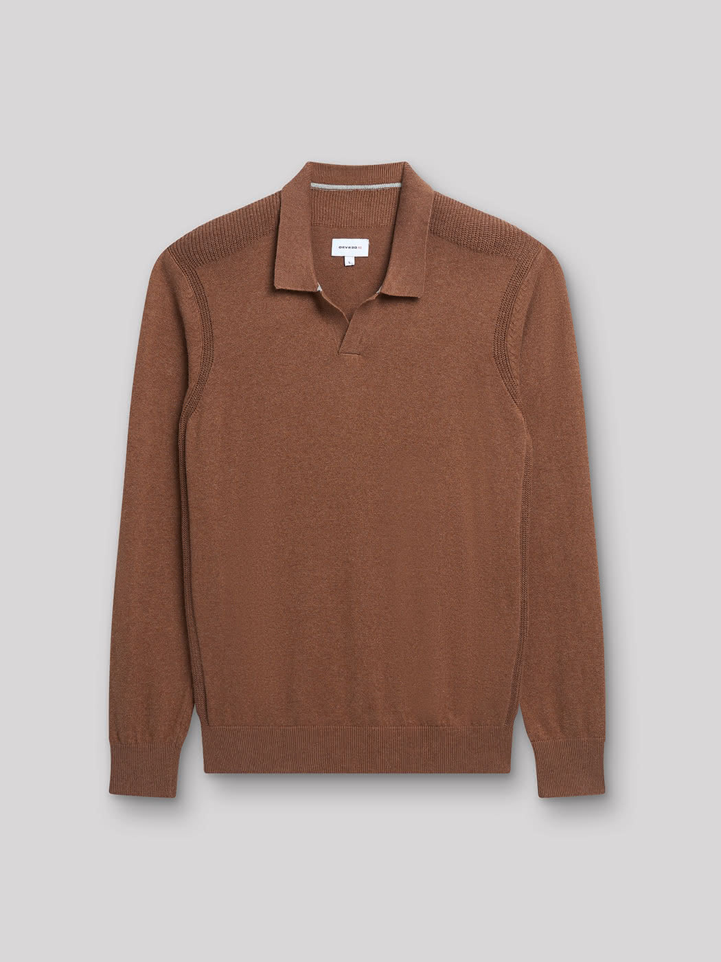 Pull col derby en coton cachemire - DEVRED 1902