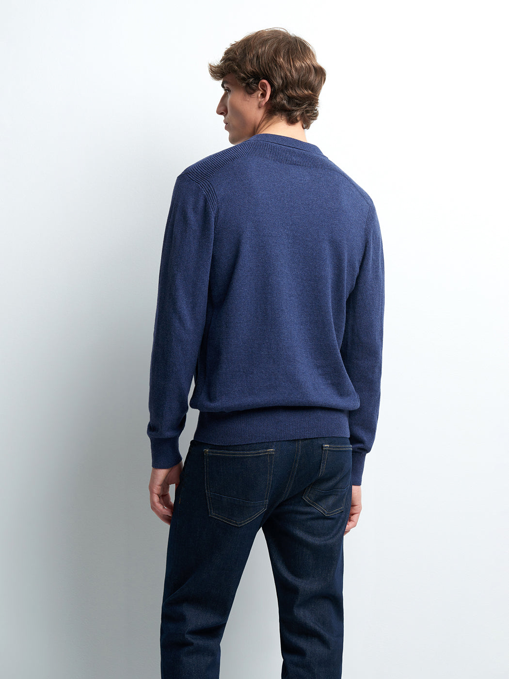 Pull col derby en coton cachemire - DEVRED 1902