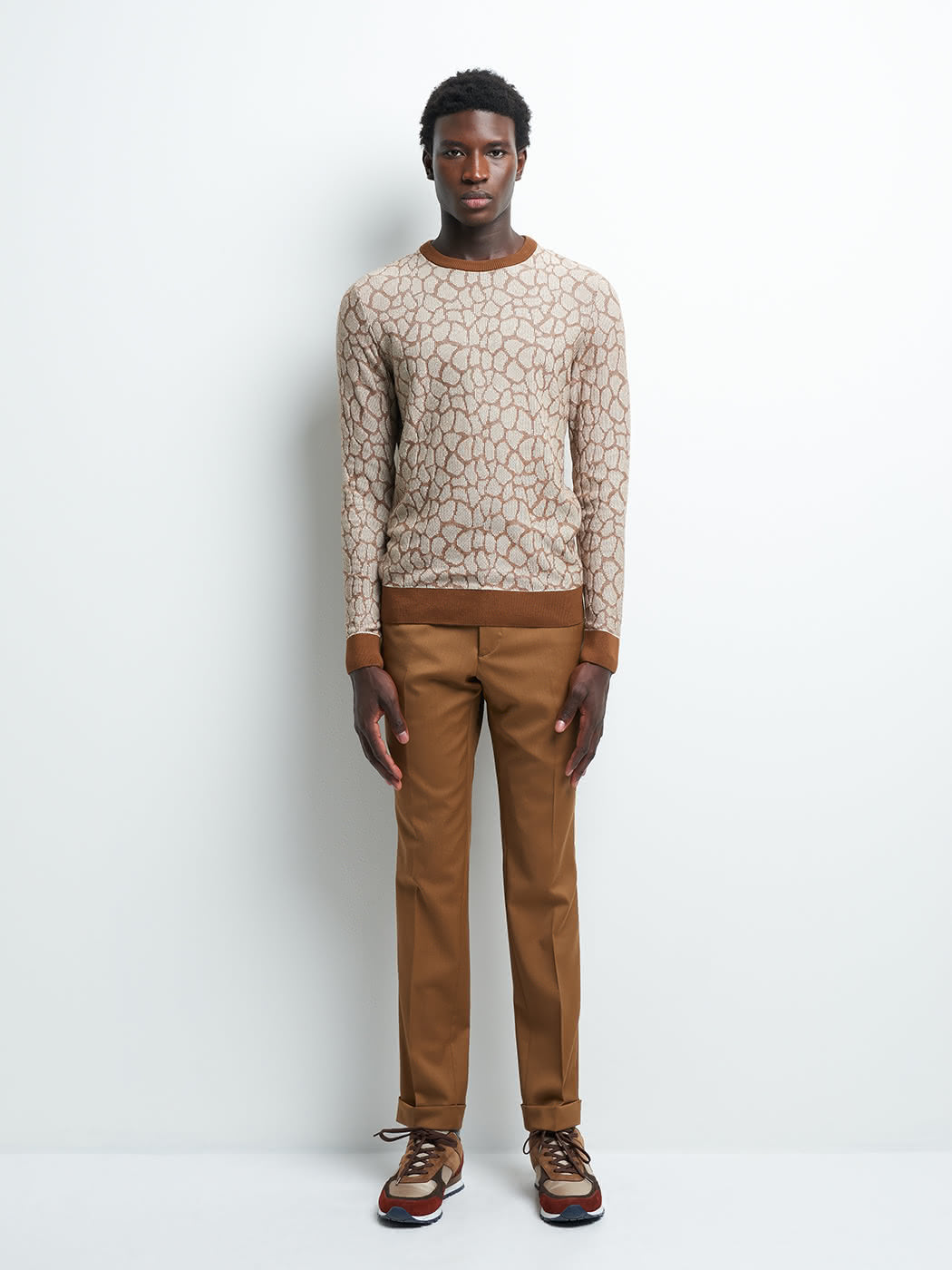 Pull col rond en coton - DEVRED 1902