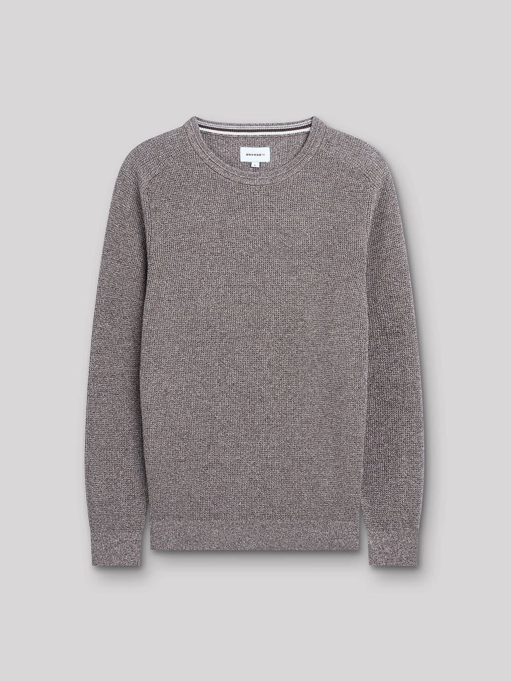 Pull col rond en coton - DEVRED 1902