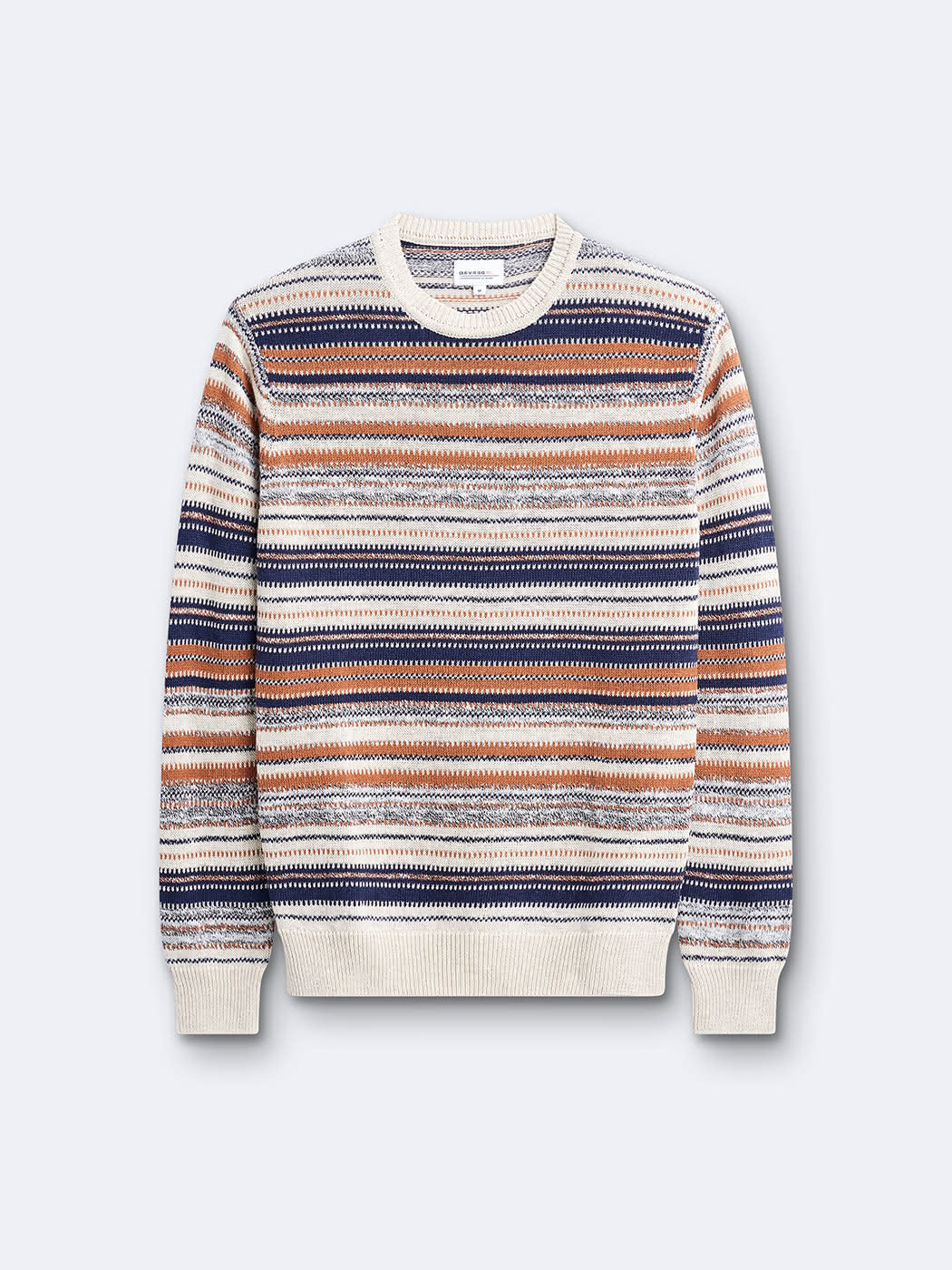Pull col rond en coton mélangé - DEVRED 1902