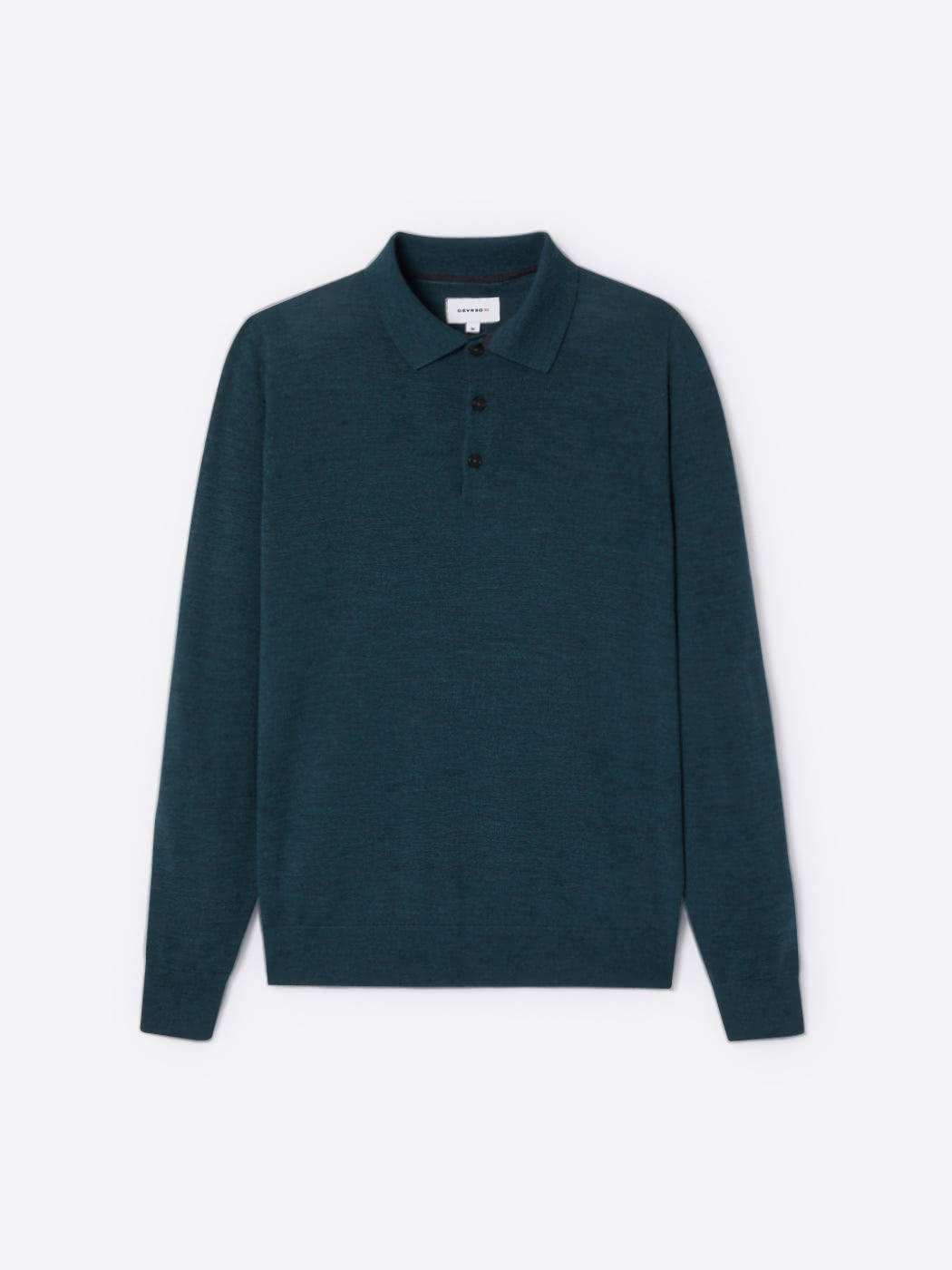Pull col boutonné en laine mérinos - DEVRED 1902