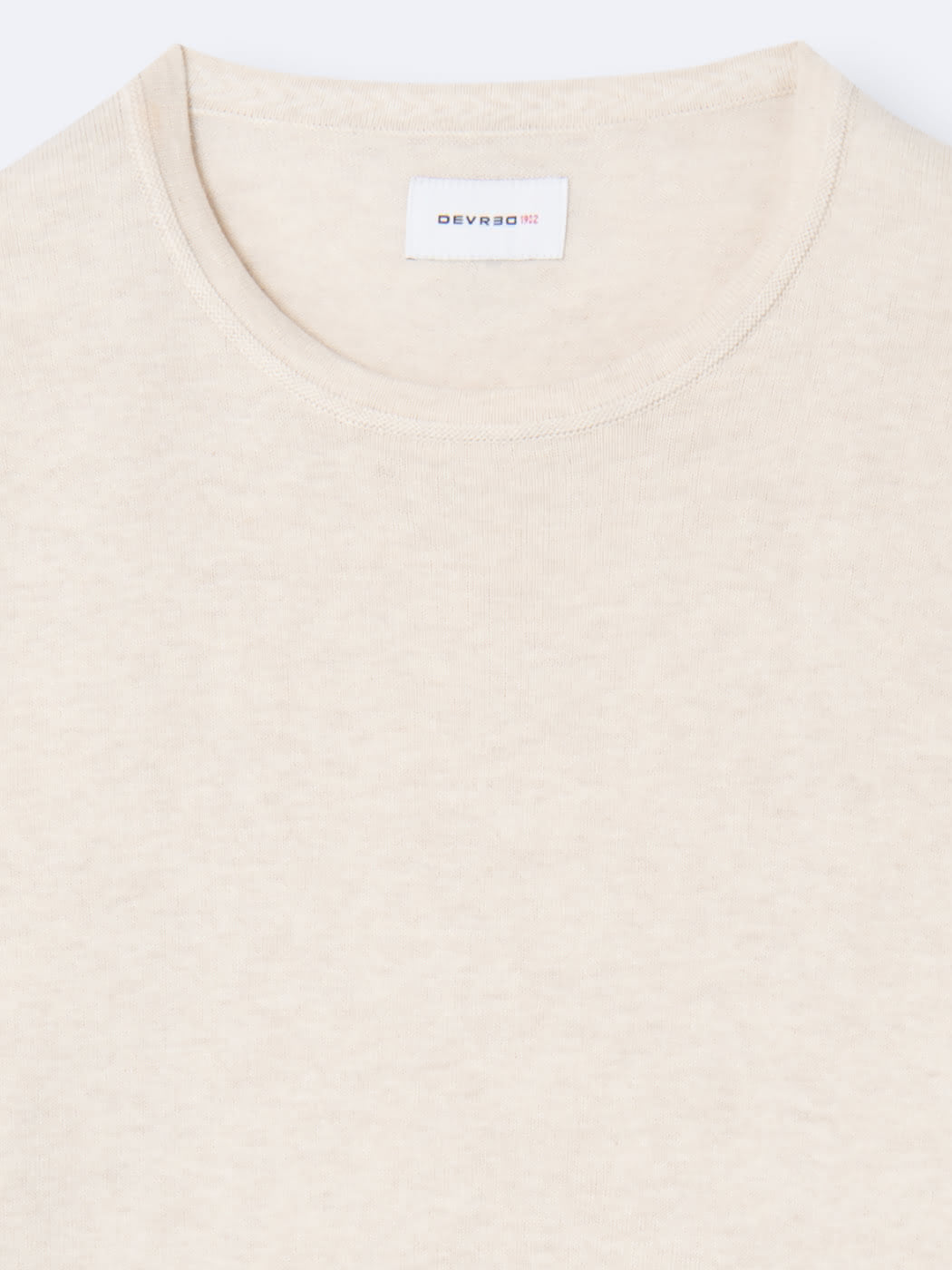 Pull col rond en 100% coton bio - DEVRED 1902