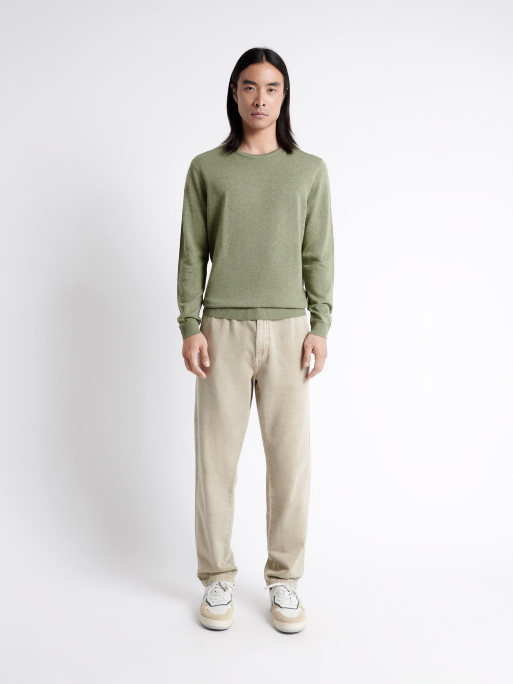 Pull col rond en 100% coton bio - DEVRED 1902