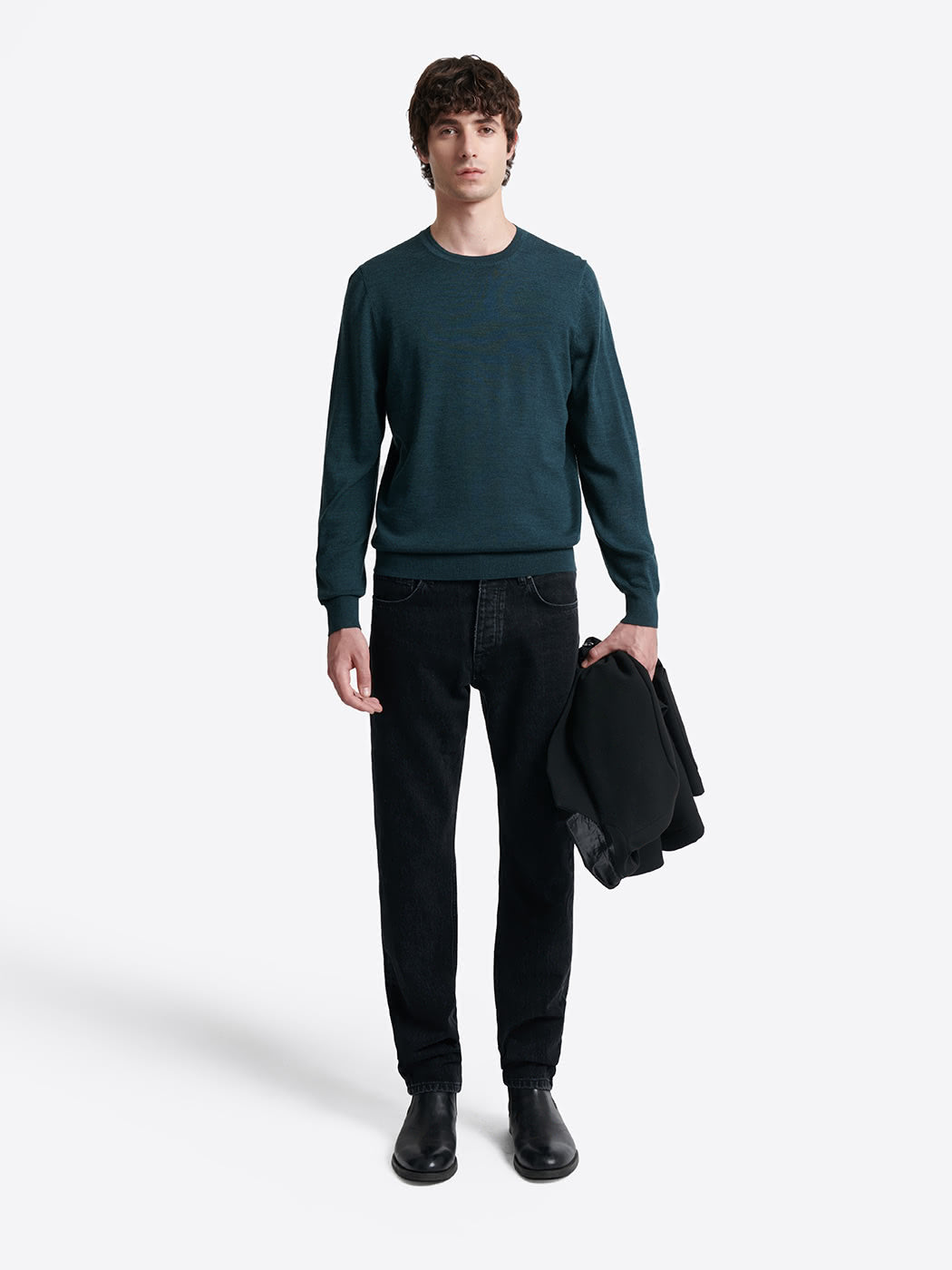 Pull col rond 100% laine mérinos - DEVRED 1902