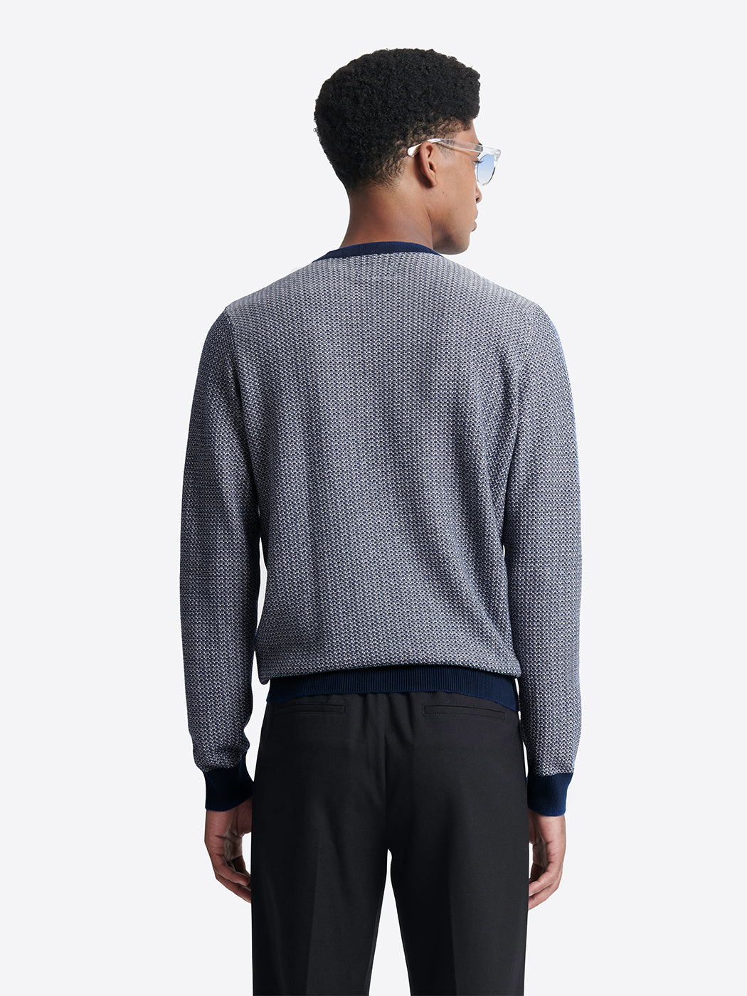 Pull col rond en coton viscose - DEVRED 1902