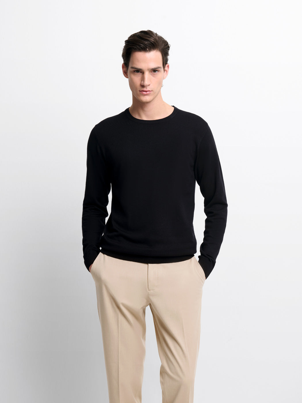 Pull col rond en viscose certifiée - DEVRED 1902