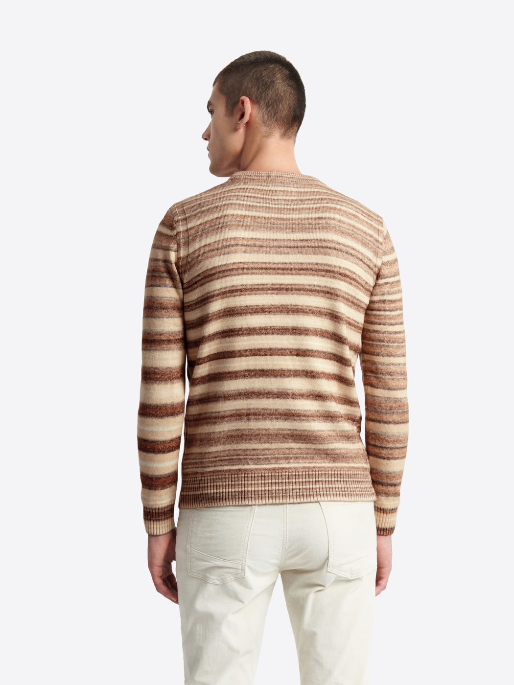 Pull col rond en coton mélangé - DEVRED 1902