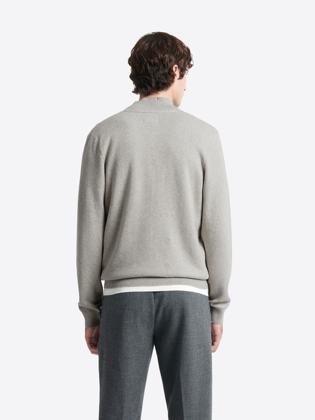 Pull col teddy boutonné en coton - DEVRED 1902