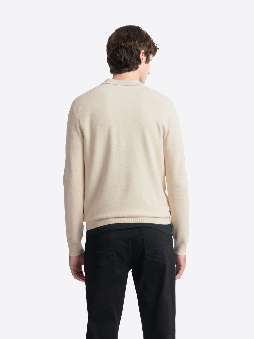 Polo maille col ouvert en viscose - DEVRED 1902