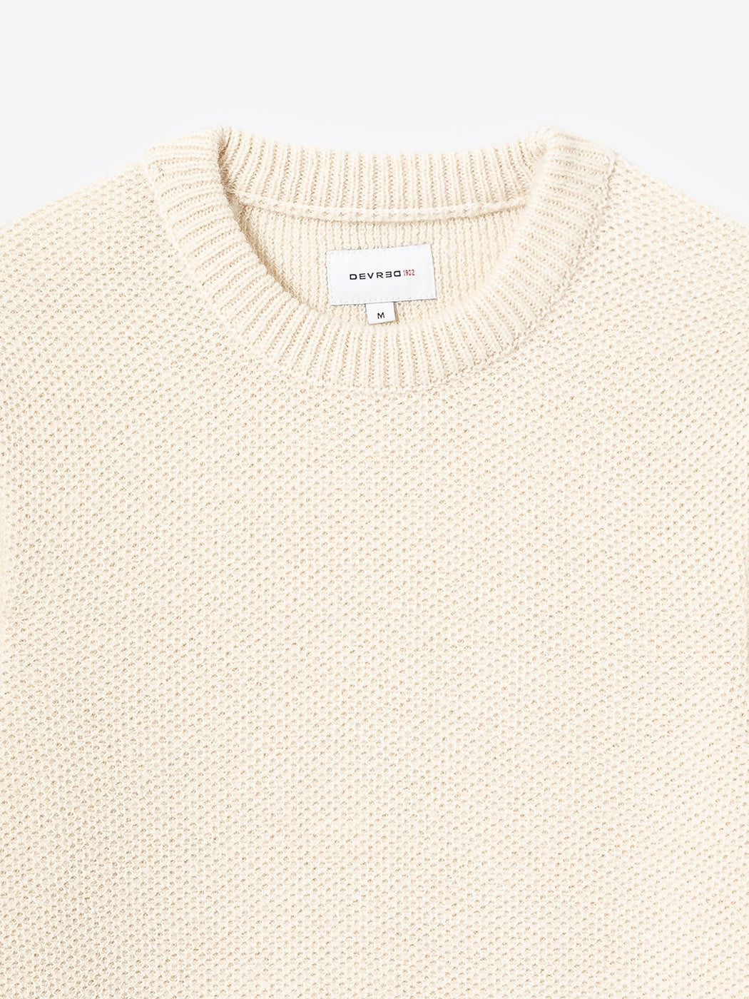 Pull col rond en coton - DEVRED 1902