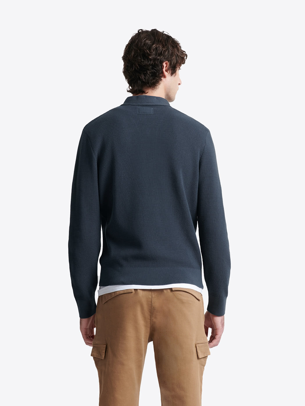 Pull col boutonné en coton - DEVRED 1902