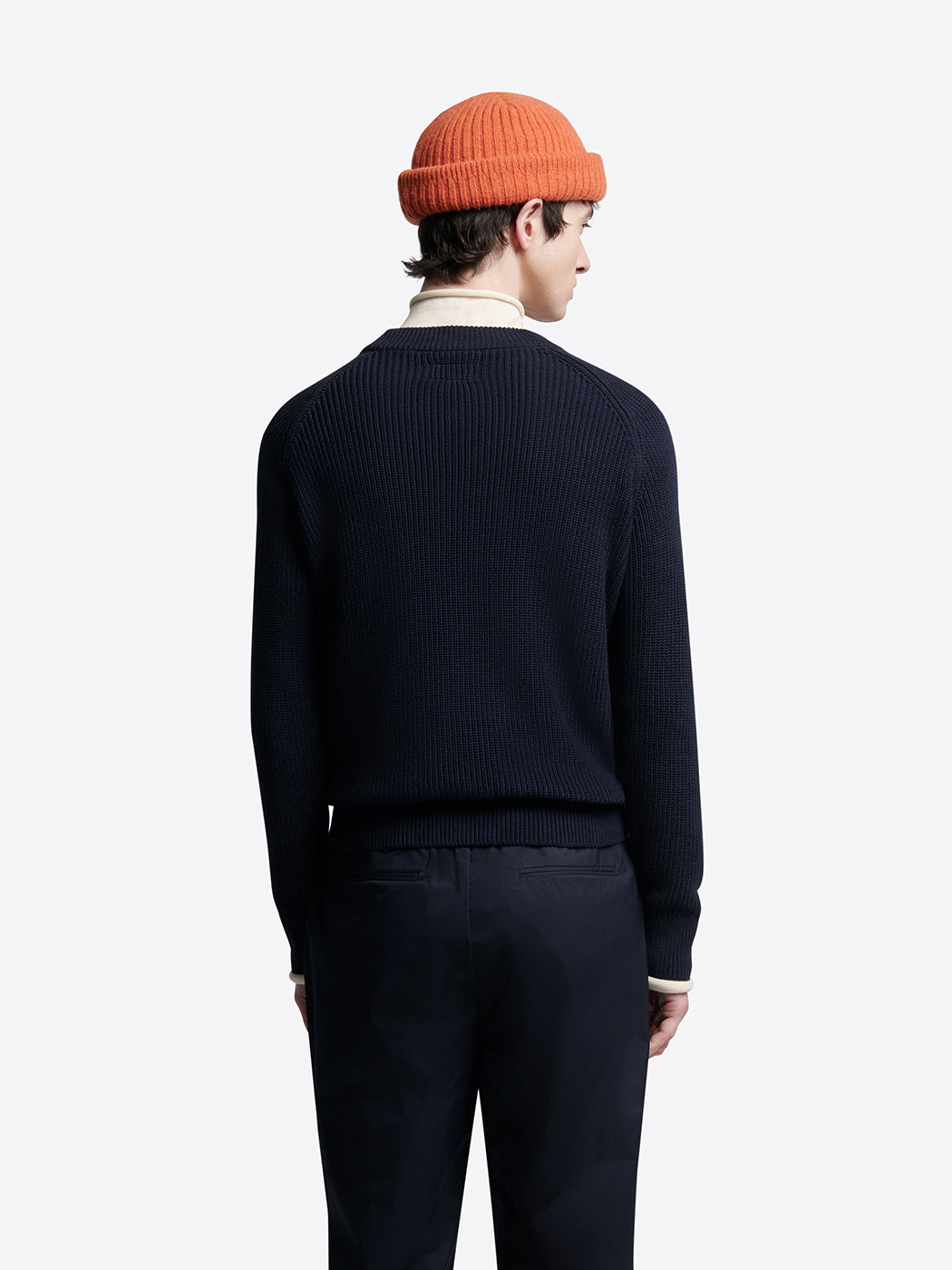 Pull col rond en coton bio - L'atelier - DEVRED 1902
