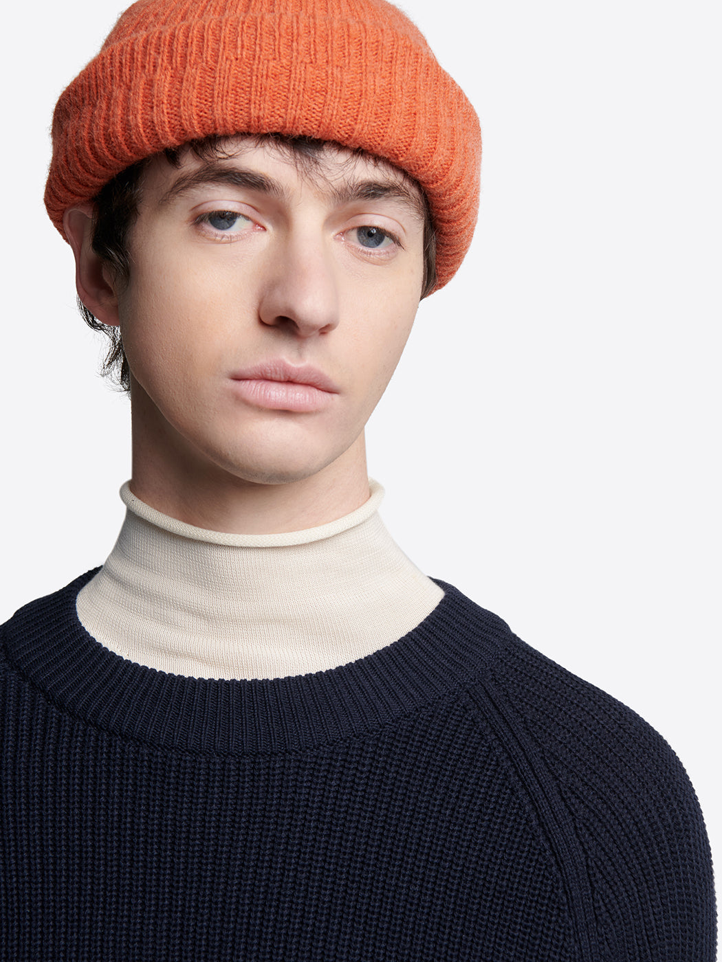 Pull col rond en coton bio - L'atelier - DEVRED 1902