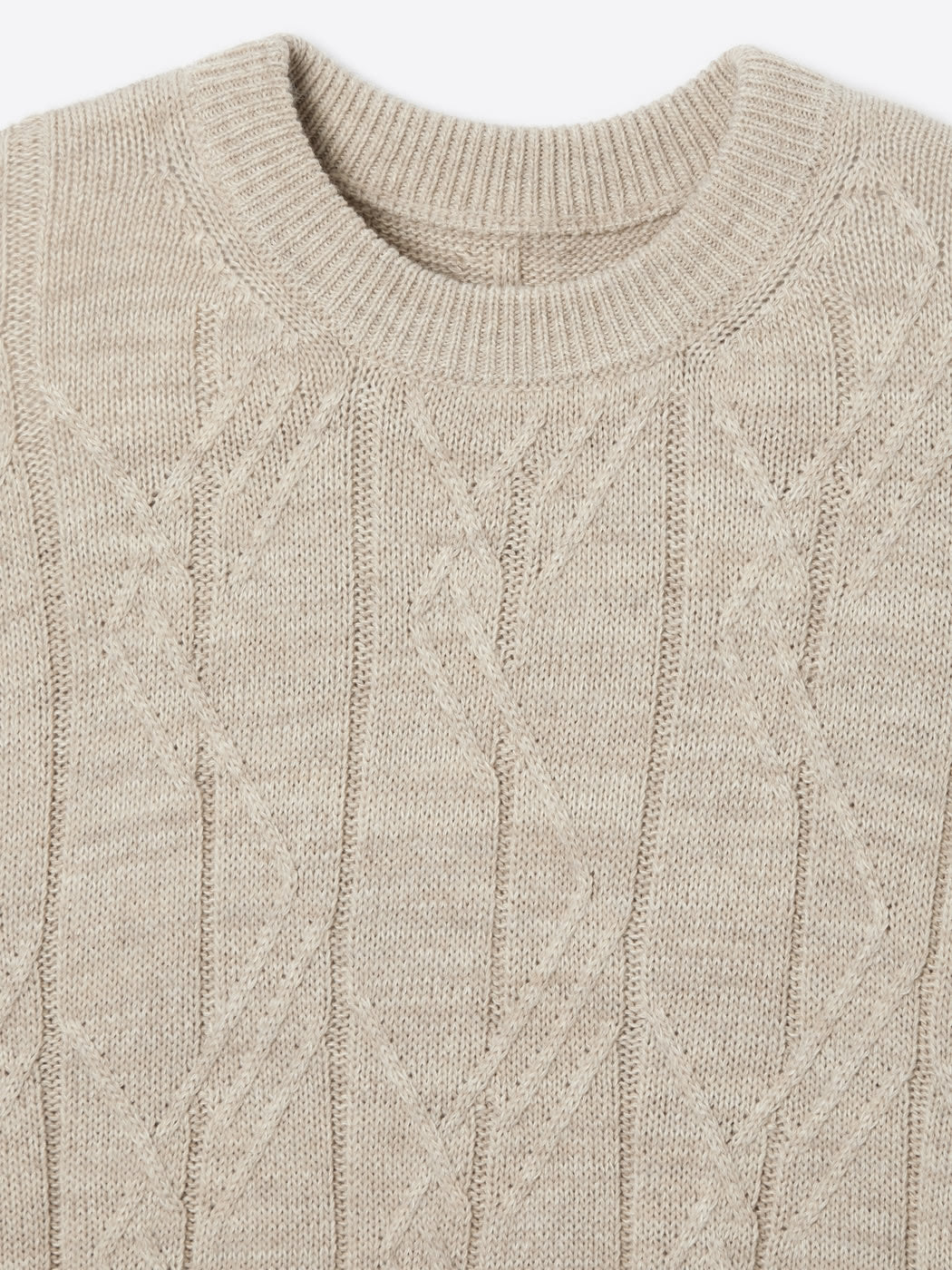 Pull col rond maille losange en coton - DEVRED 1902