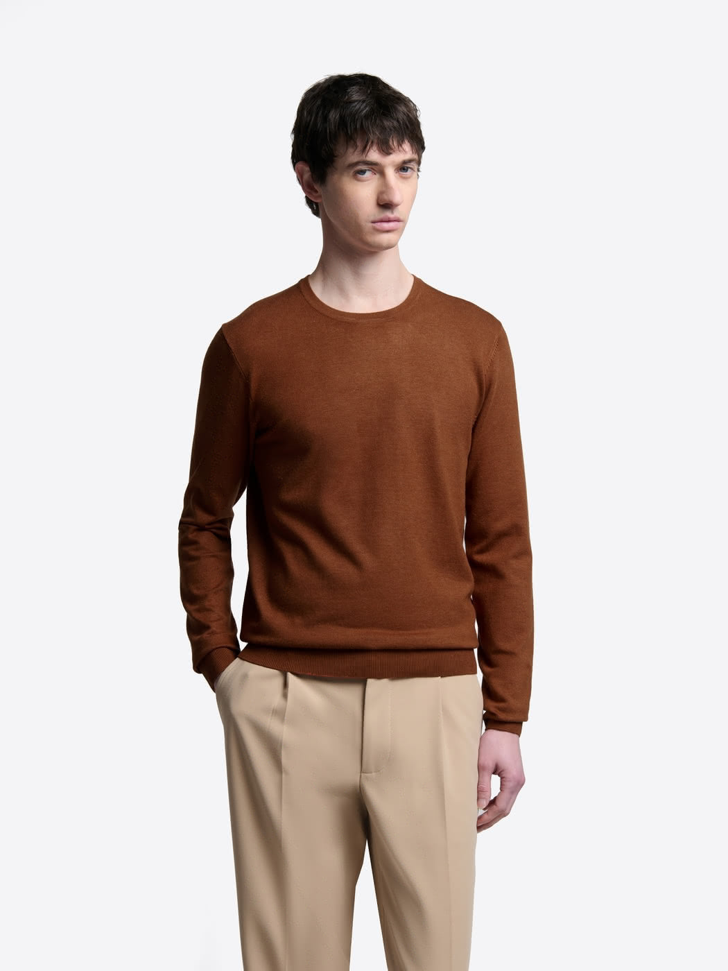 Pull col rond en viscose certifiée - DEVRED 1902