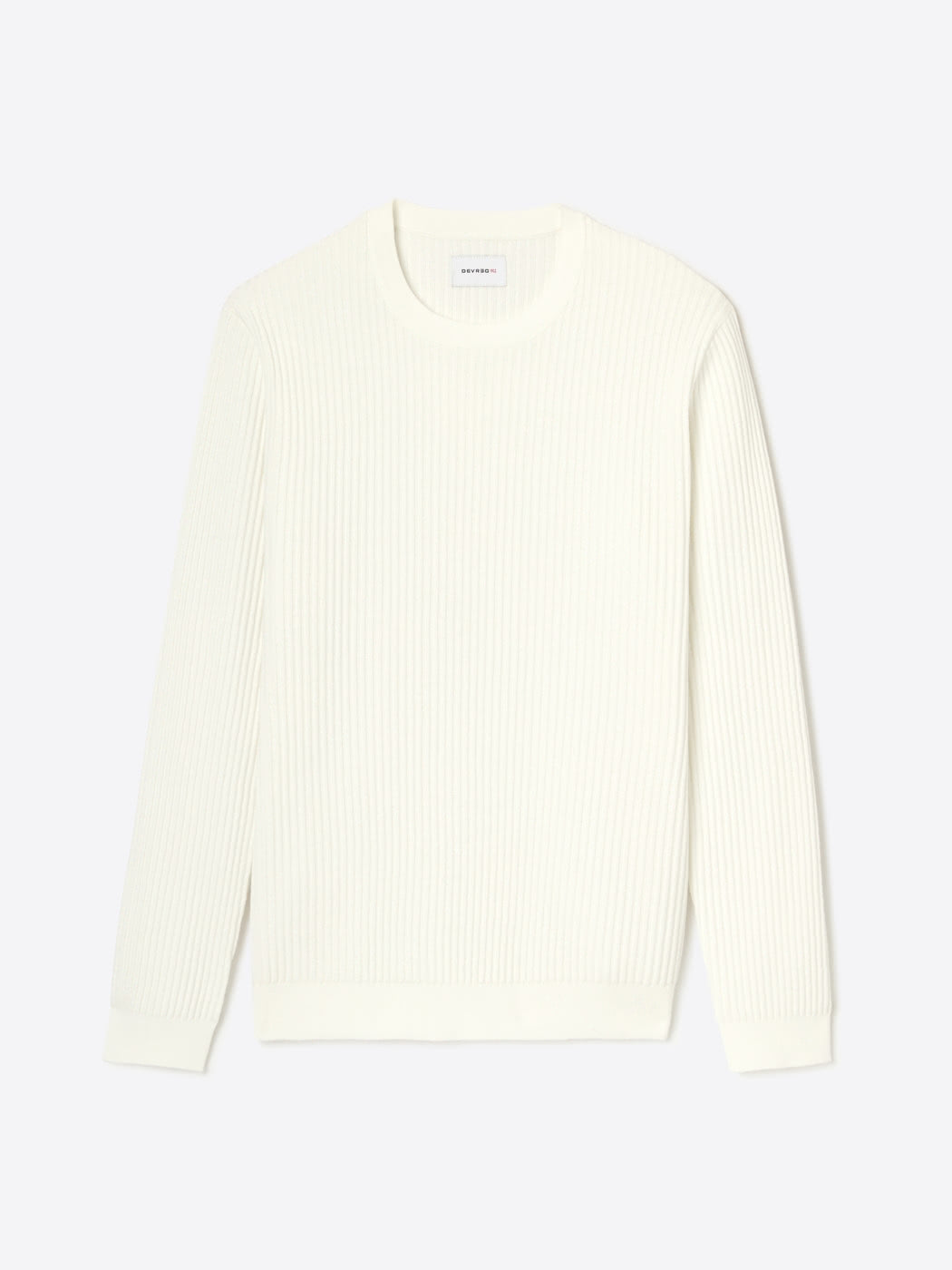 Pull col rond en maille côtelé - DEVRED 1902