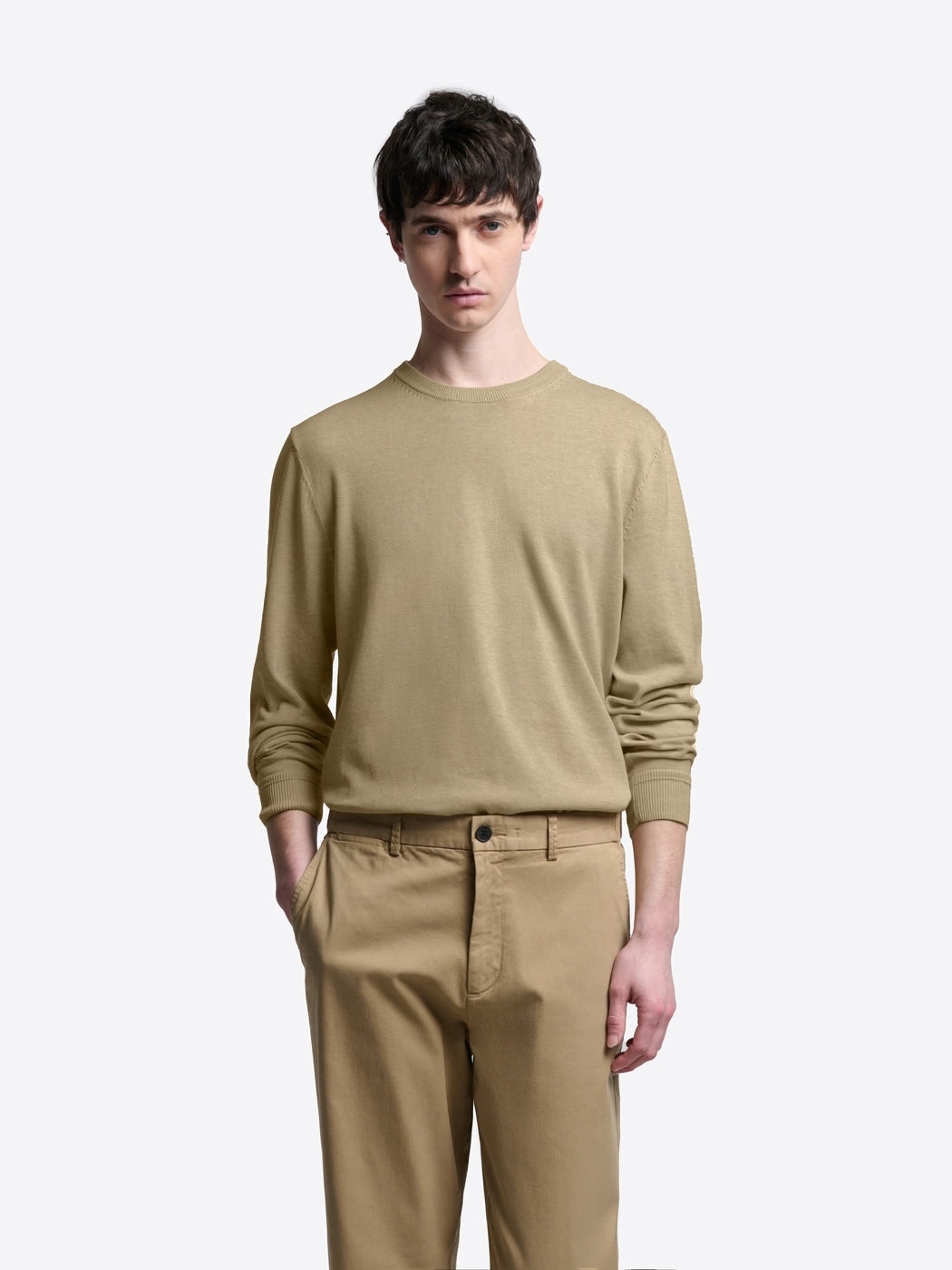 Pull col rond en coton bio - DEVRED 1902
