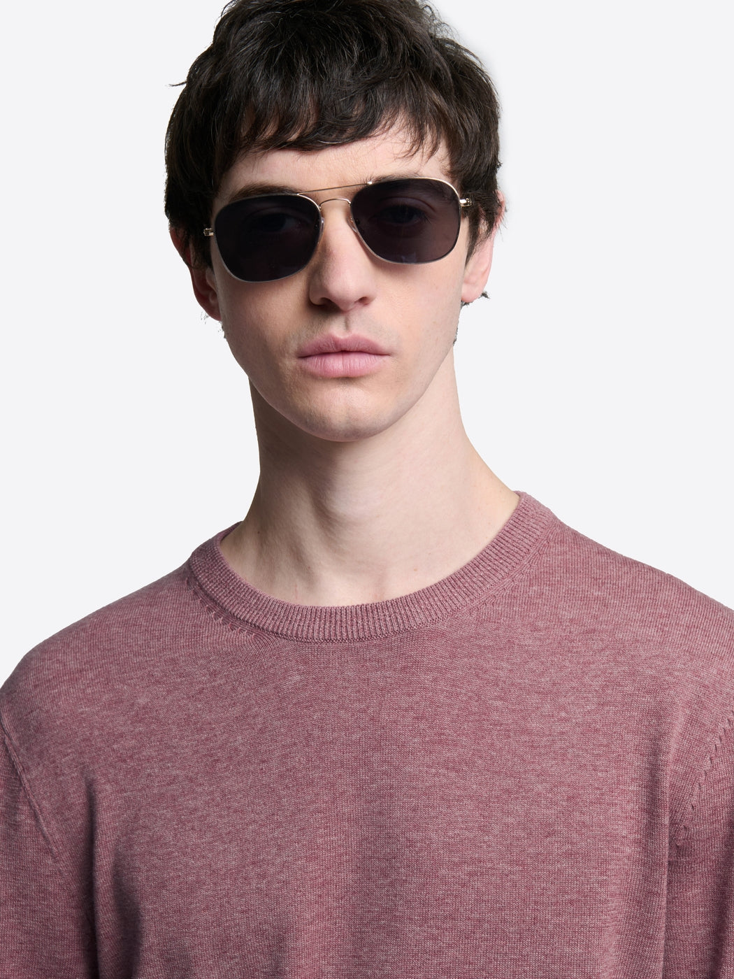 Pull col rond en coton bio - DEVRED 1902