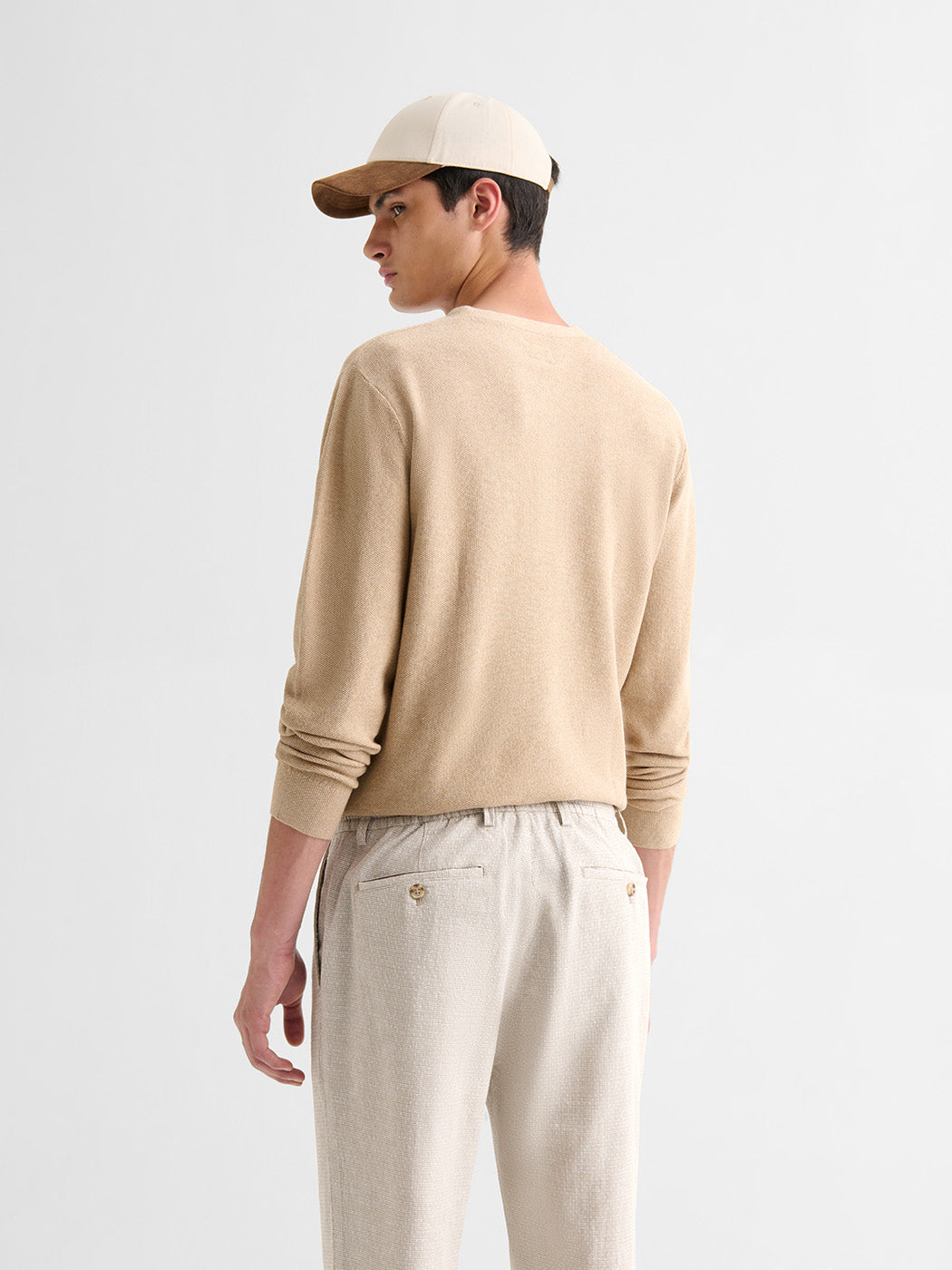 Pull boutonné en coton biologique - DEVRED 1902