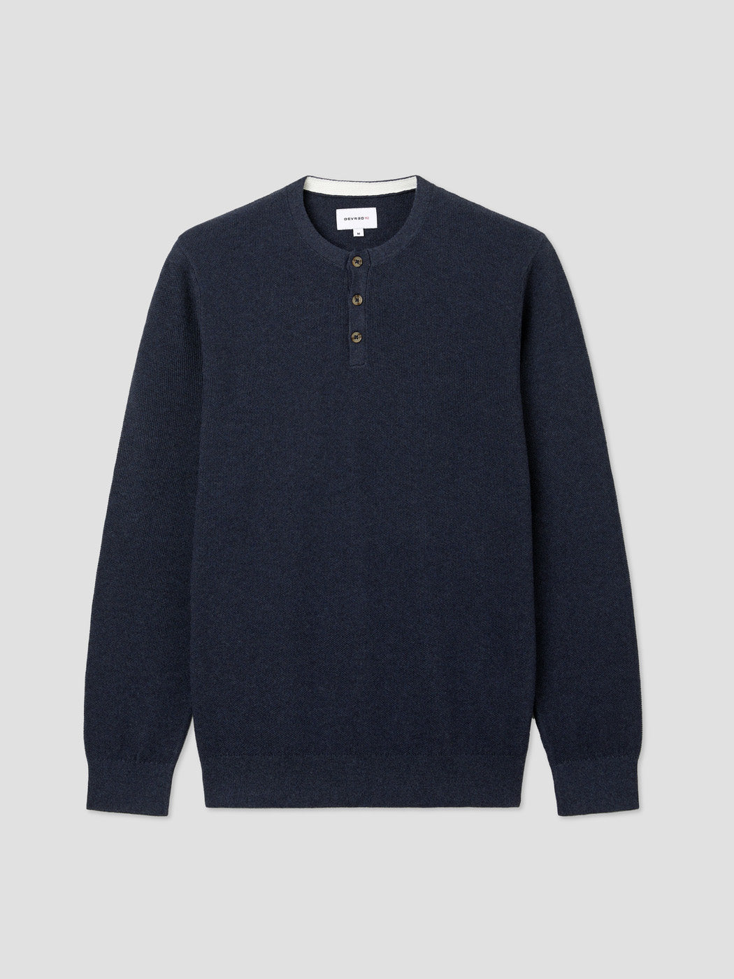 Pull boutonné en coton biologique - DEVRED 1902