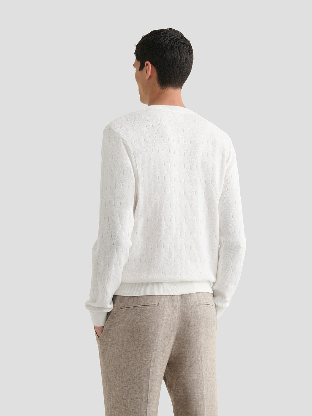 Pull col rond en coton - DEVRED 1902