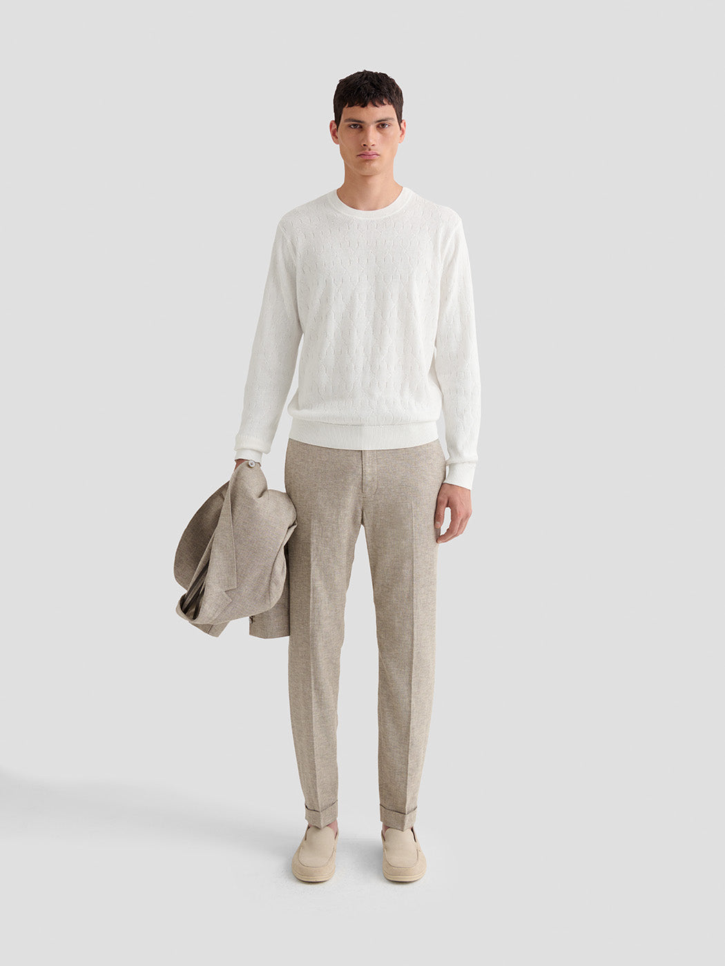Pull col rond en coton - DEVRED 1902