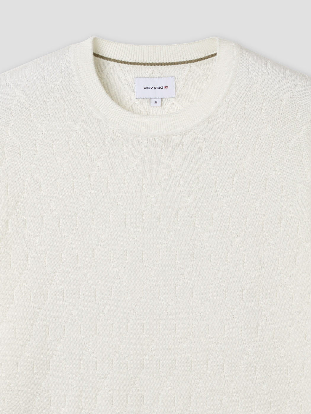 Pull col rond en coton - DEVRED 1902